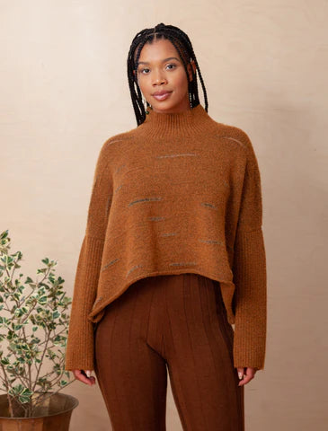 Load image into Gallery viewer, Limi Sweater - Saddle Brown

