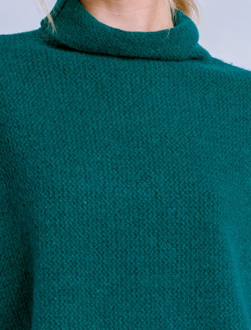 Aja London Tneck Sweater - Teal