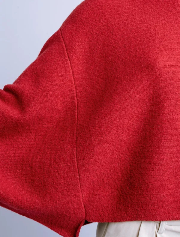 Echo Turtleneck Sweater - Red