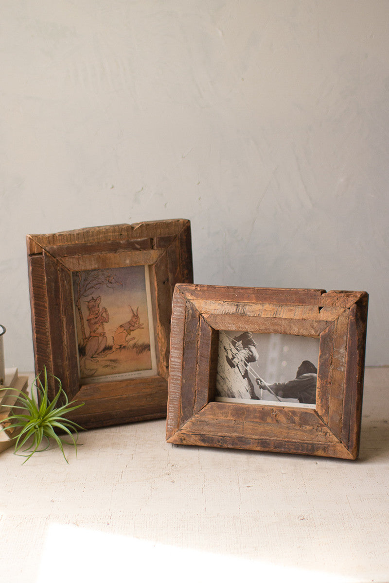 Recycled Wooden Photo Frame - 13 x 11 inches