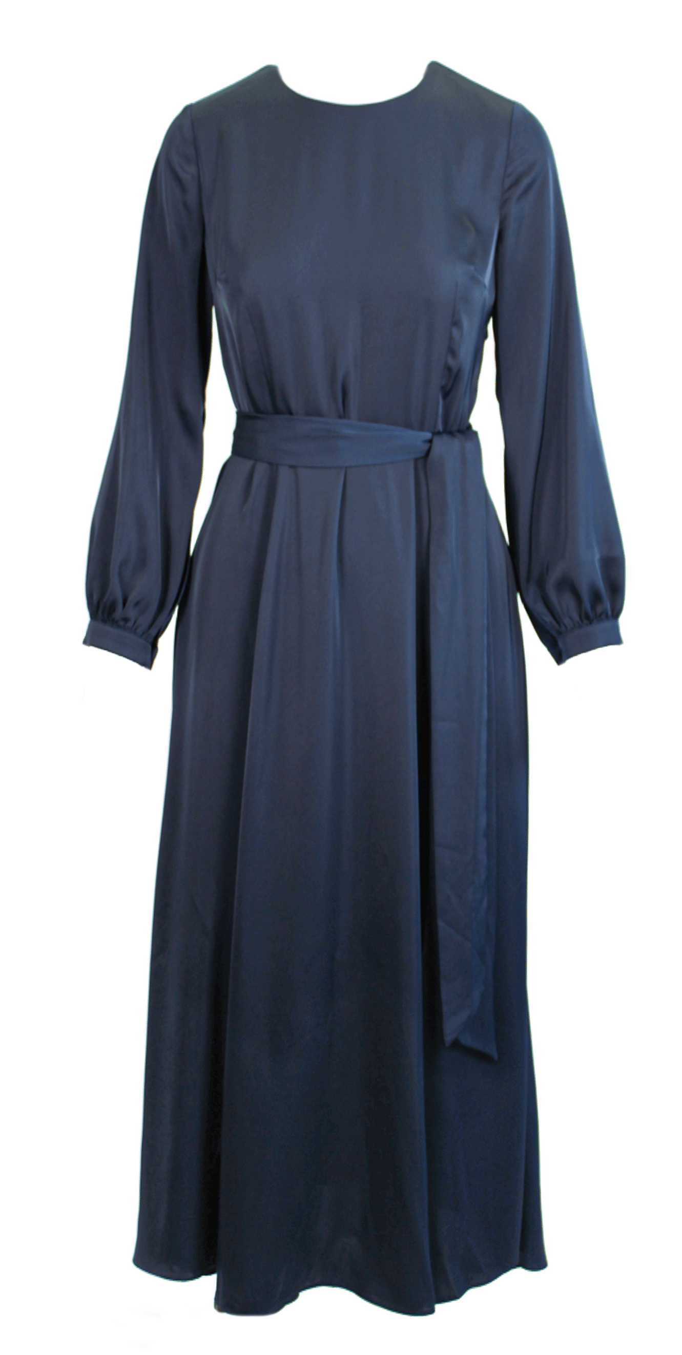 Long Sleeve Midi Dress - Admiral