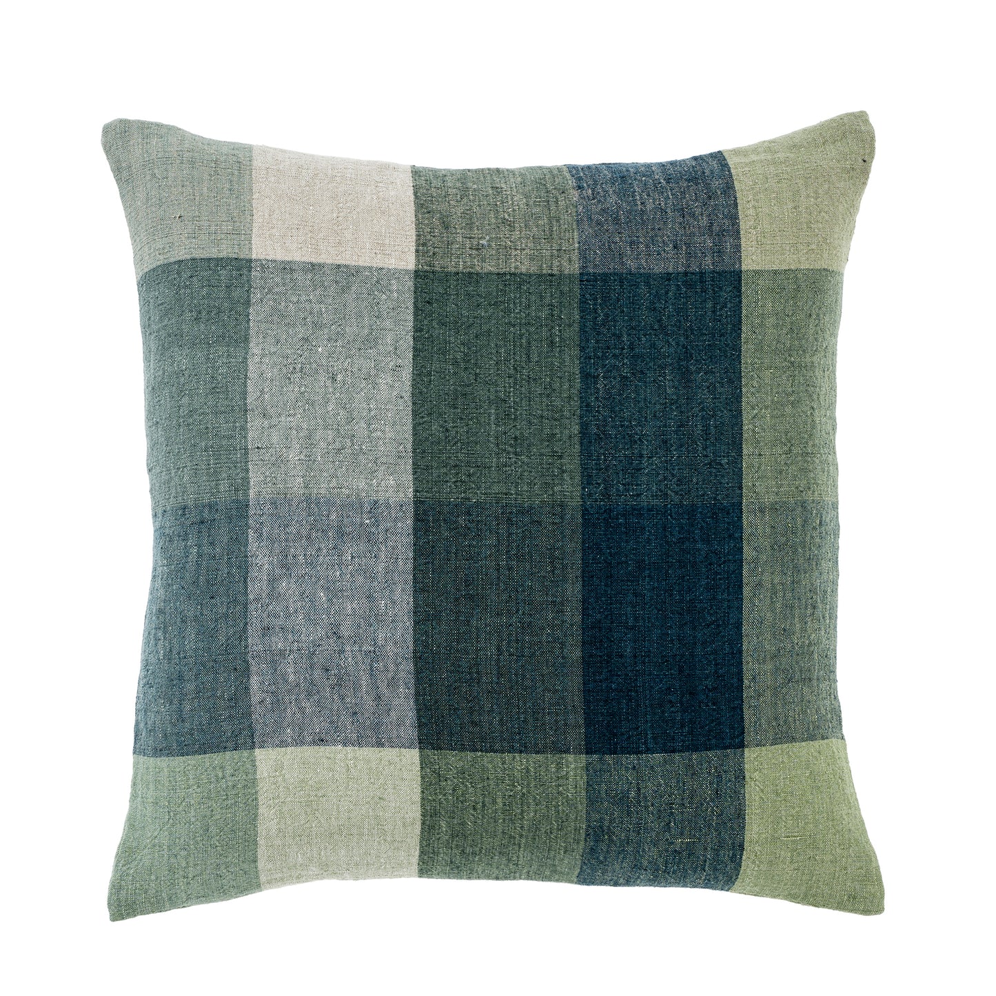 Piedmont Linen Throw Pillow - Blue/Green