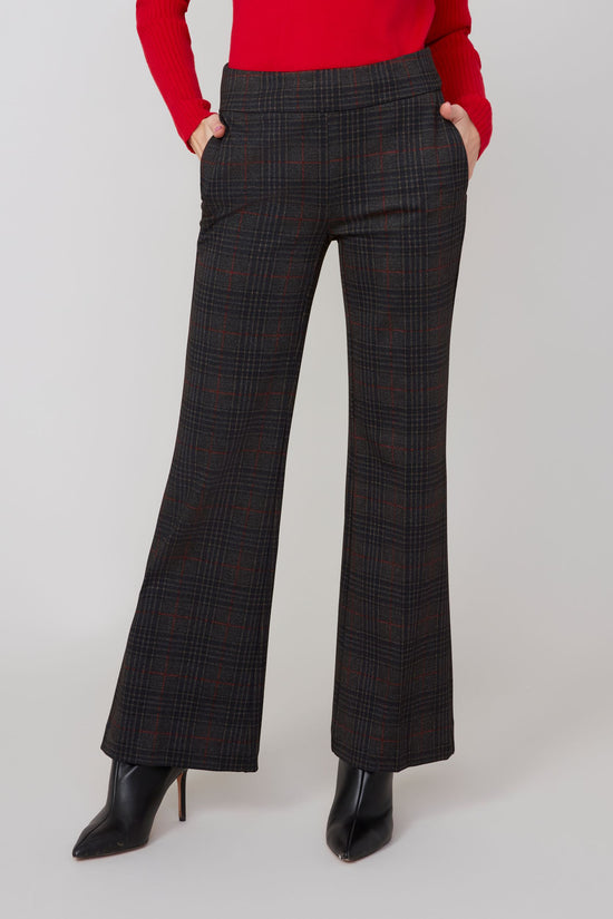 Plaid Pants - Dark Scarlet Combo