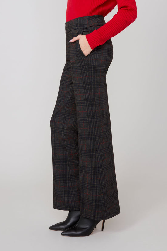 Plaid Pants - Dark Scarlet Combo