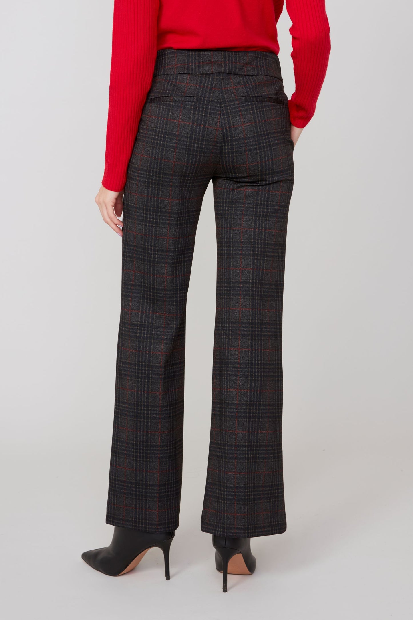 Plaid Pants - Dark Scarlet Combo