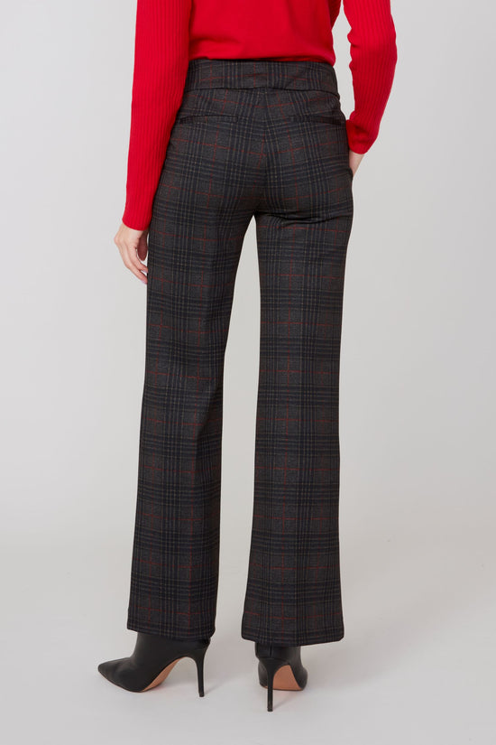 Plaid Pants - Dark Scarlet Combo