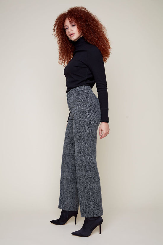 Tweed Pants - Black Combo