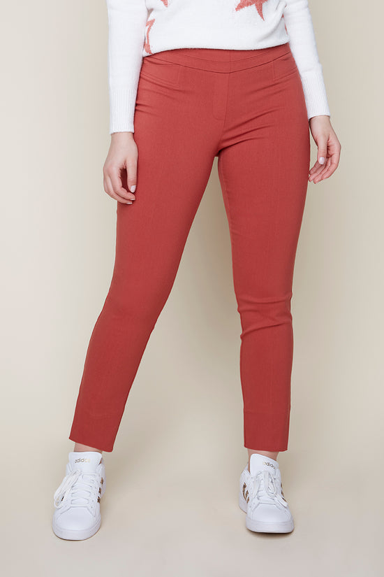 Pull-On Ankle Pant - Rust