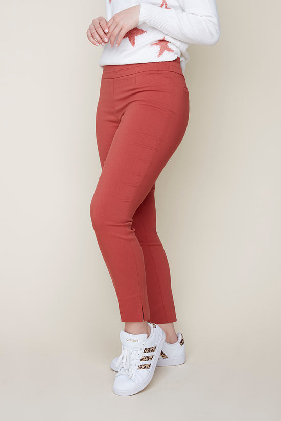 Pull-On Ankle Pant - Rust