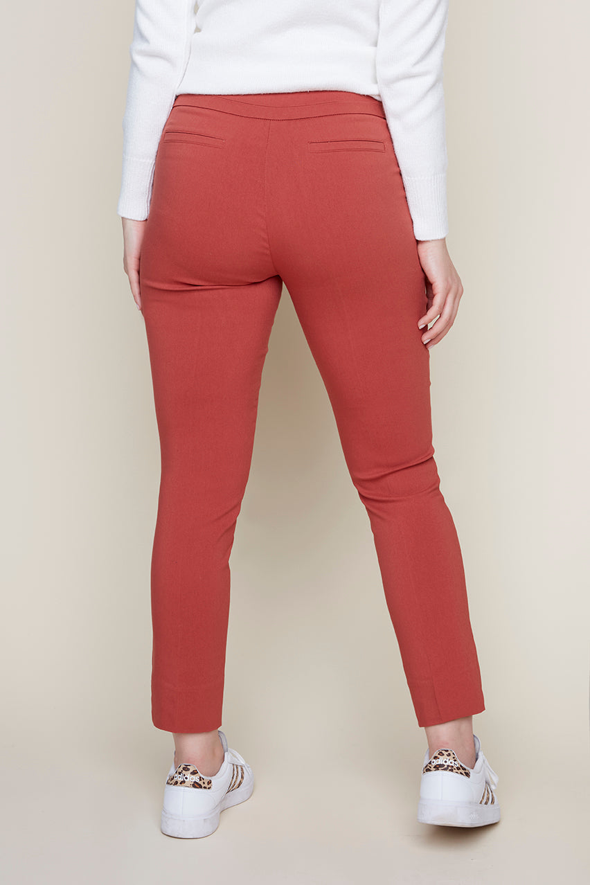 Pull-On Ankle Pant - Rust