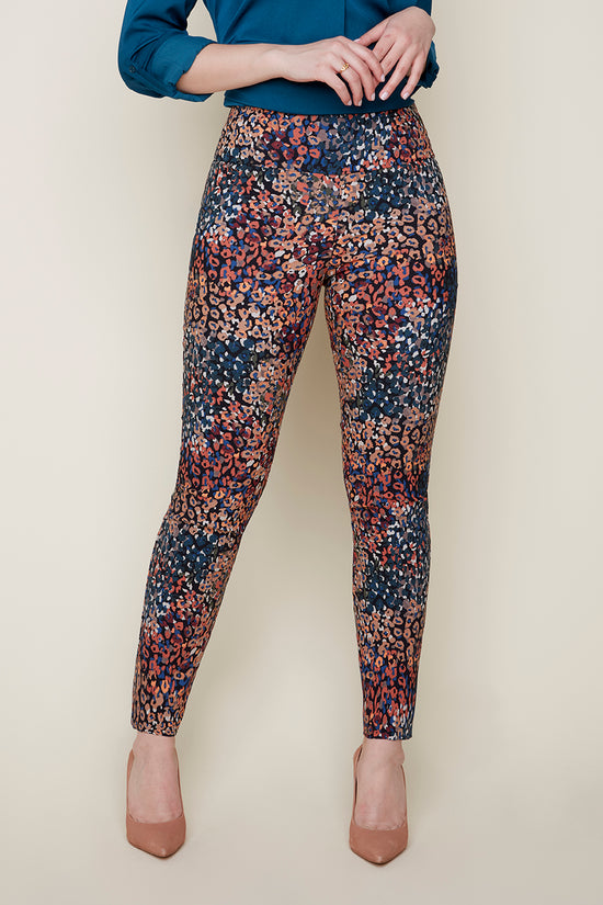 Printed Pull-On Ankle Pant - Multi Print