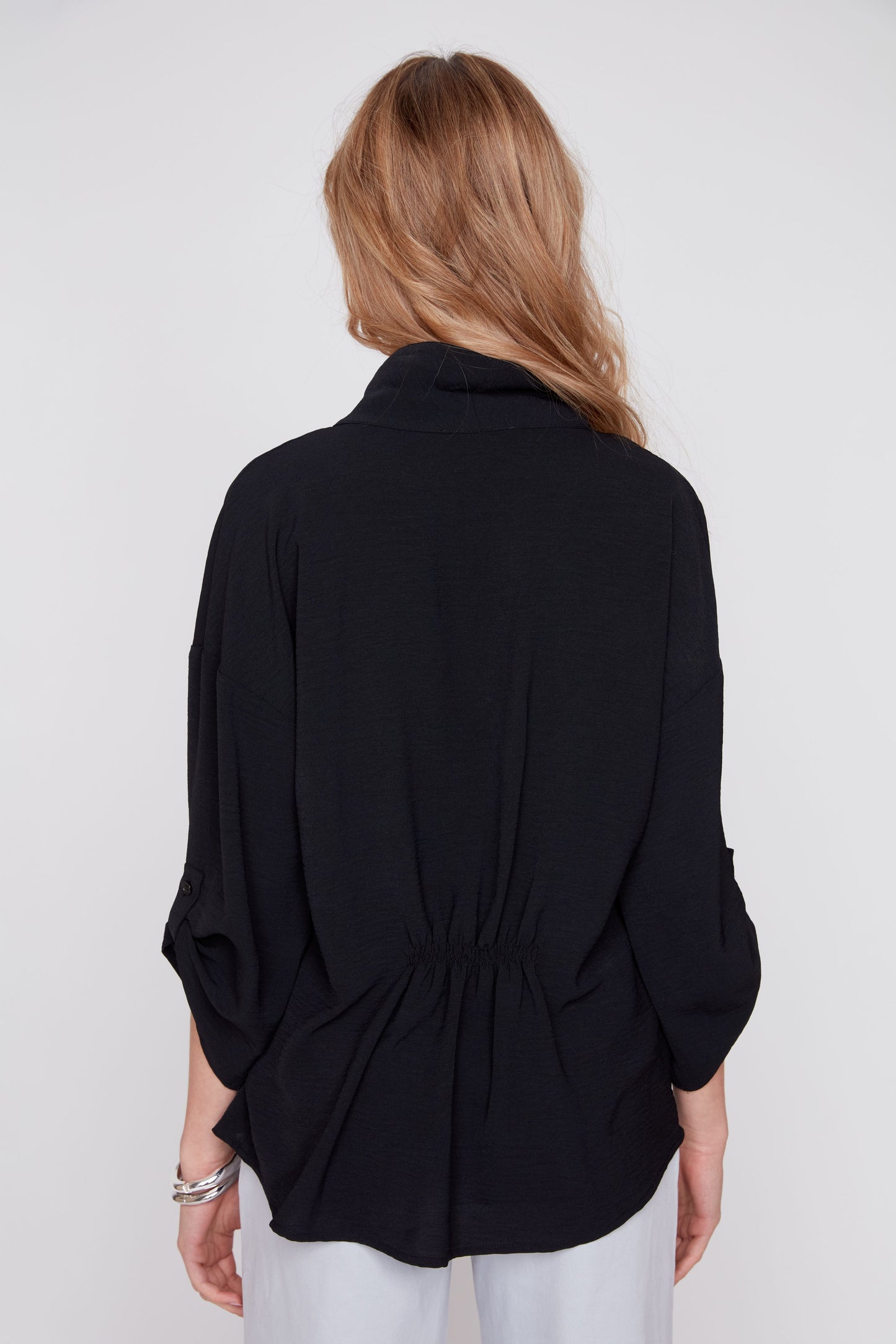 Airflow Top with 3/4 Sleeves - Black