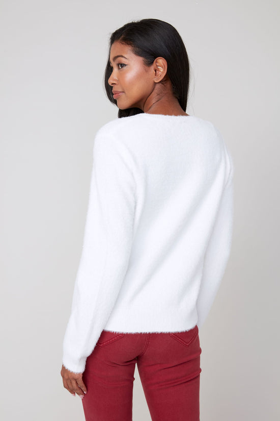 Crew Neck Sweater - Cream