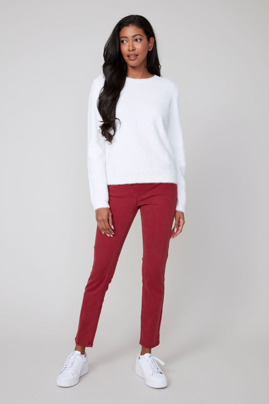 Crew Neck Sweater - Cream