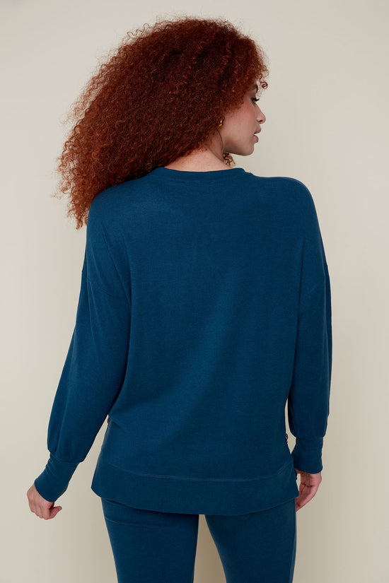 Softie Crew Neck Top - Lagoon