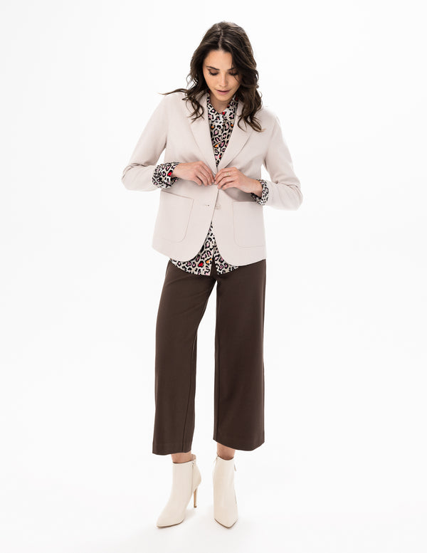 Pull-On Goucho Pants - Chocolate