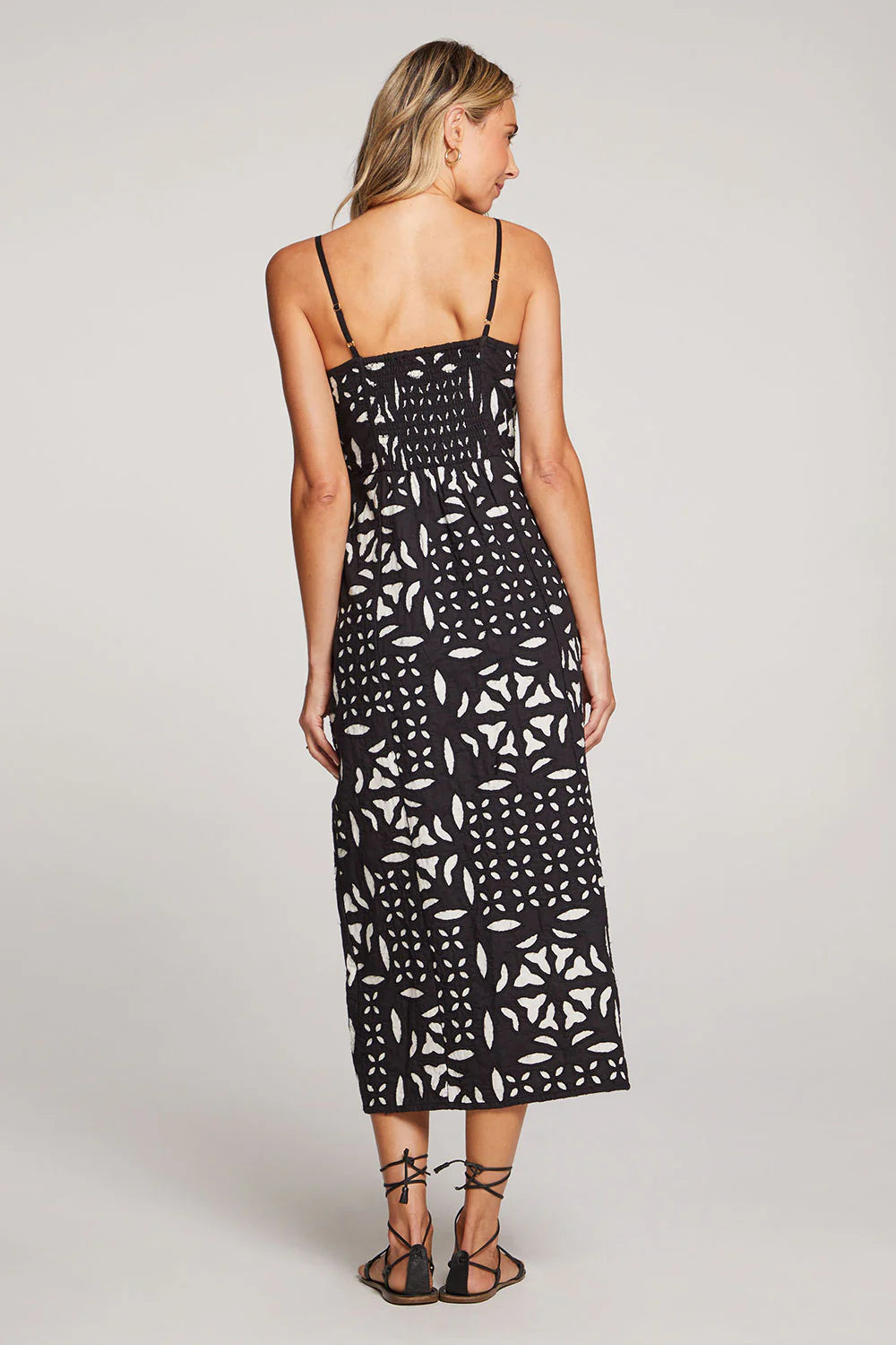 Dottie Midi Dress - Black