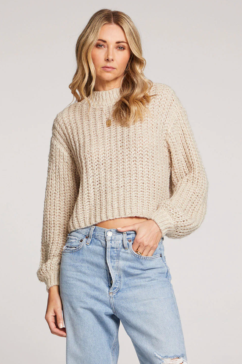 Quinn Pullover Sweater - Bone