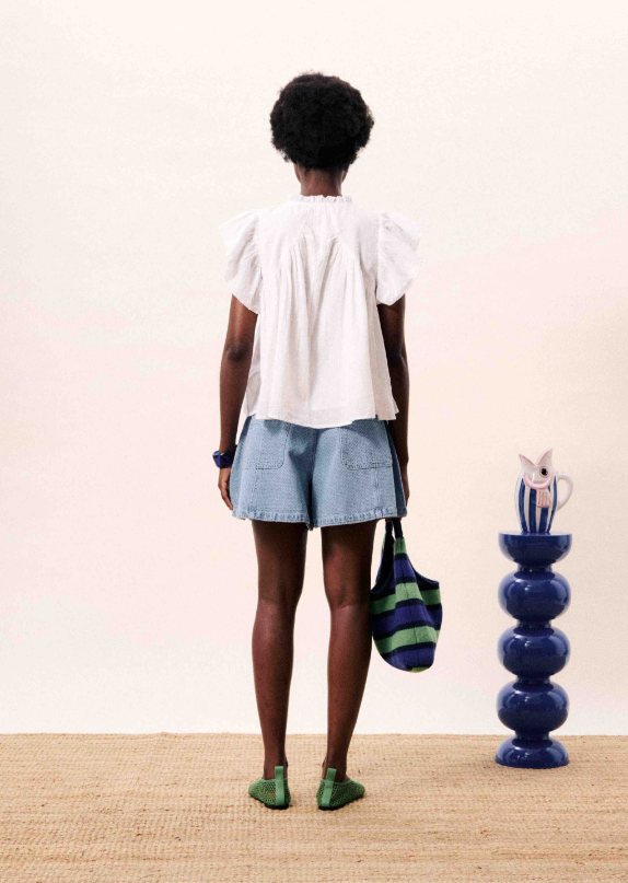Light Blue Short Khoi