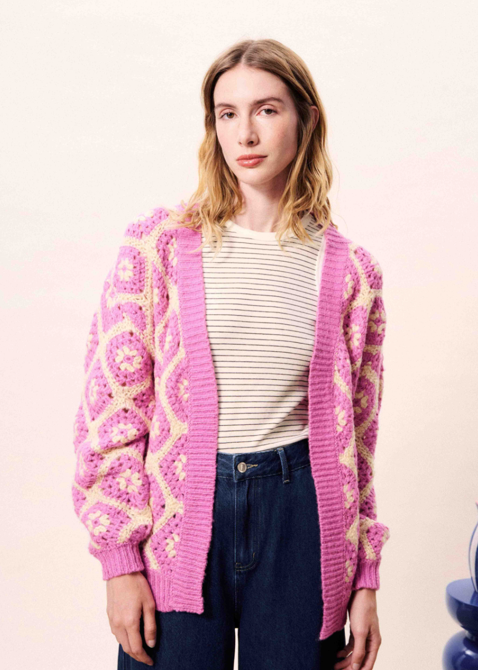Marmara Cardigan Sweater - Violet