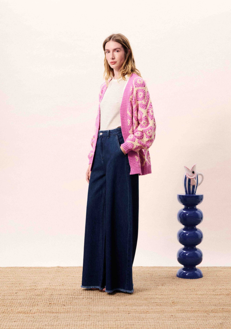 Marmara Cardigan Sweater - Violet
