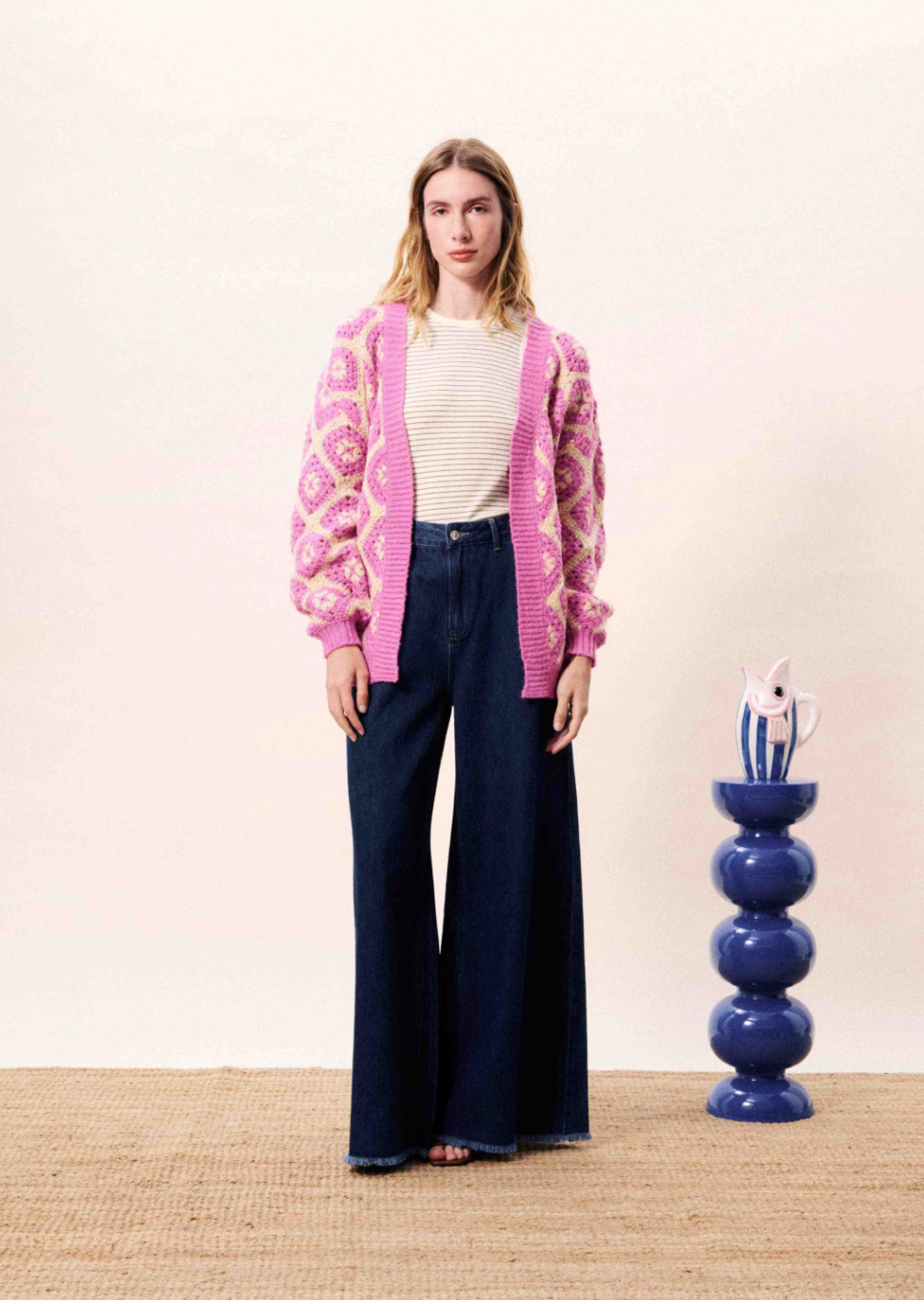 Marmara Cardigan Sweater - Violet