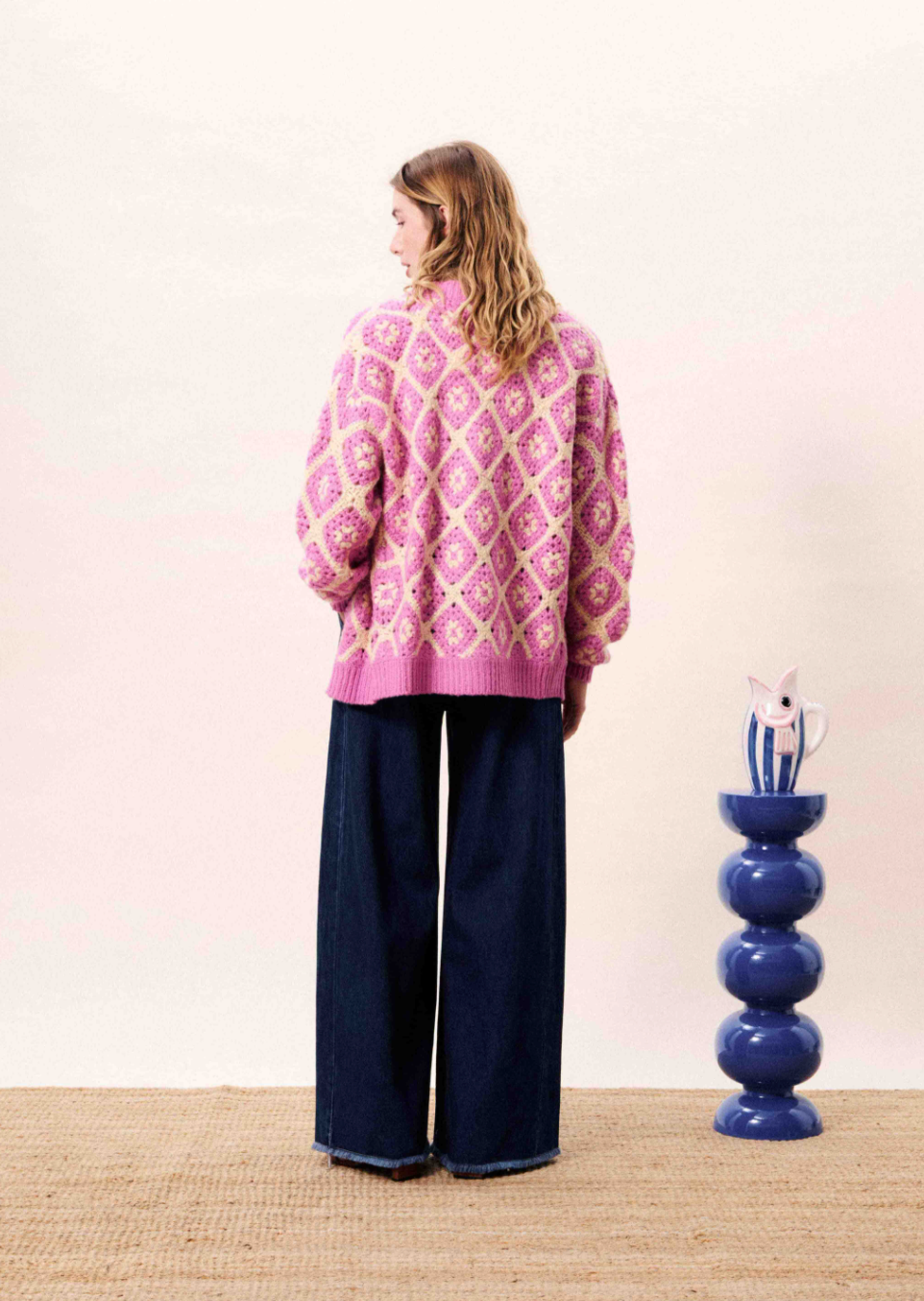 Marmara Cardigan Sweater - Violet