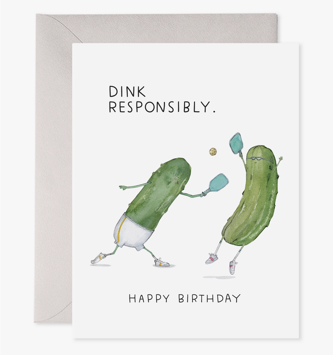 Pickleball Birthday Card