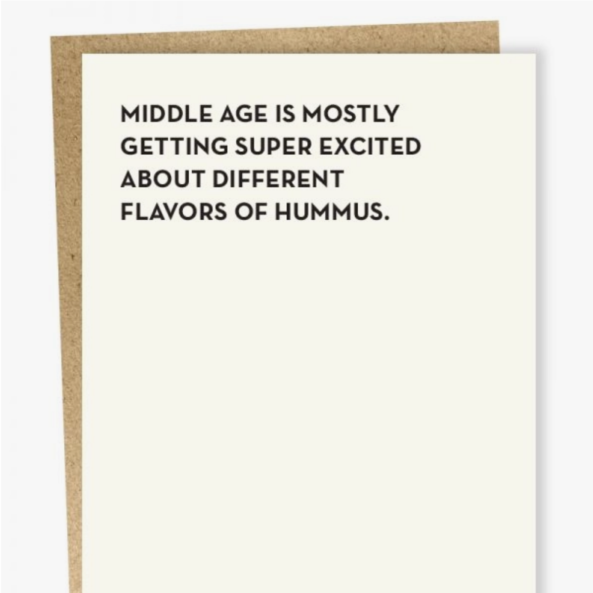 Hummus Birthday Card