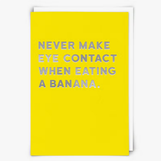 Eye Contact Greeting Card