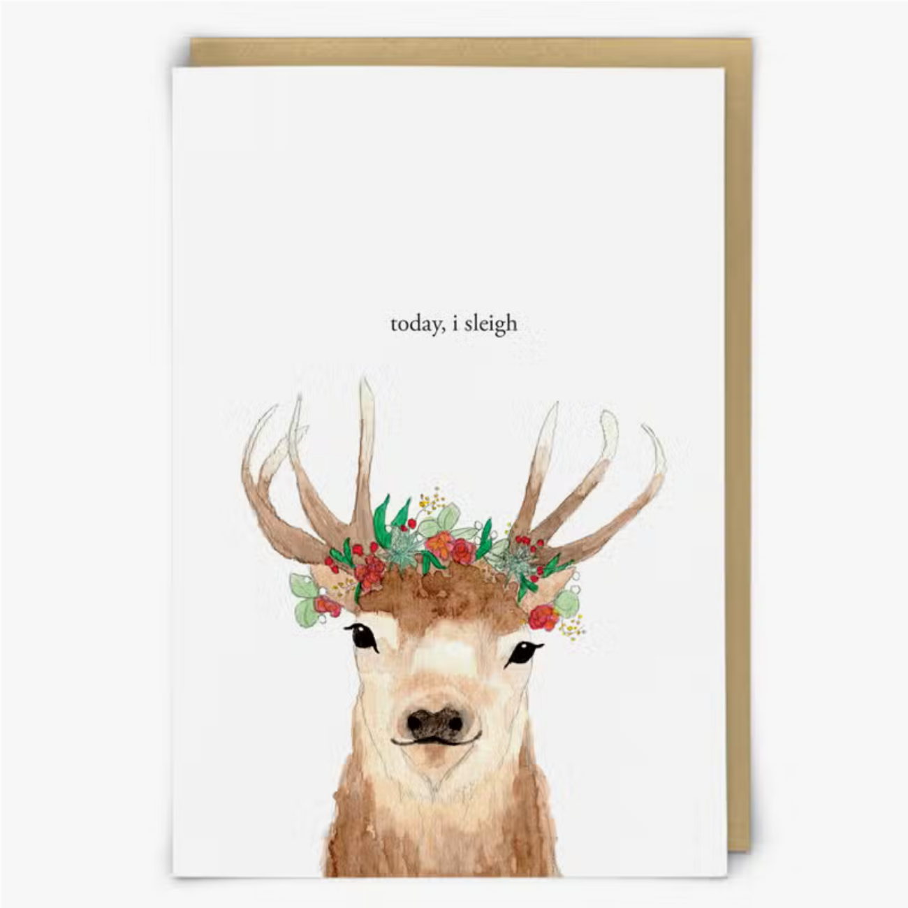 Holiday I Sleigh Greeting Card