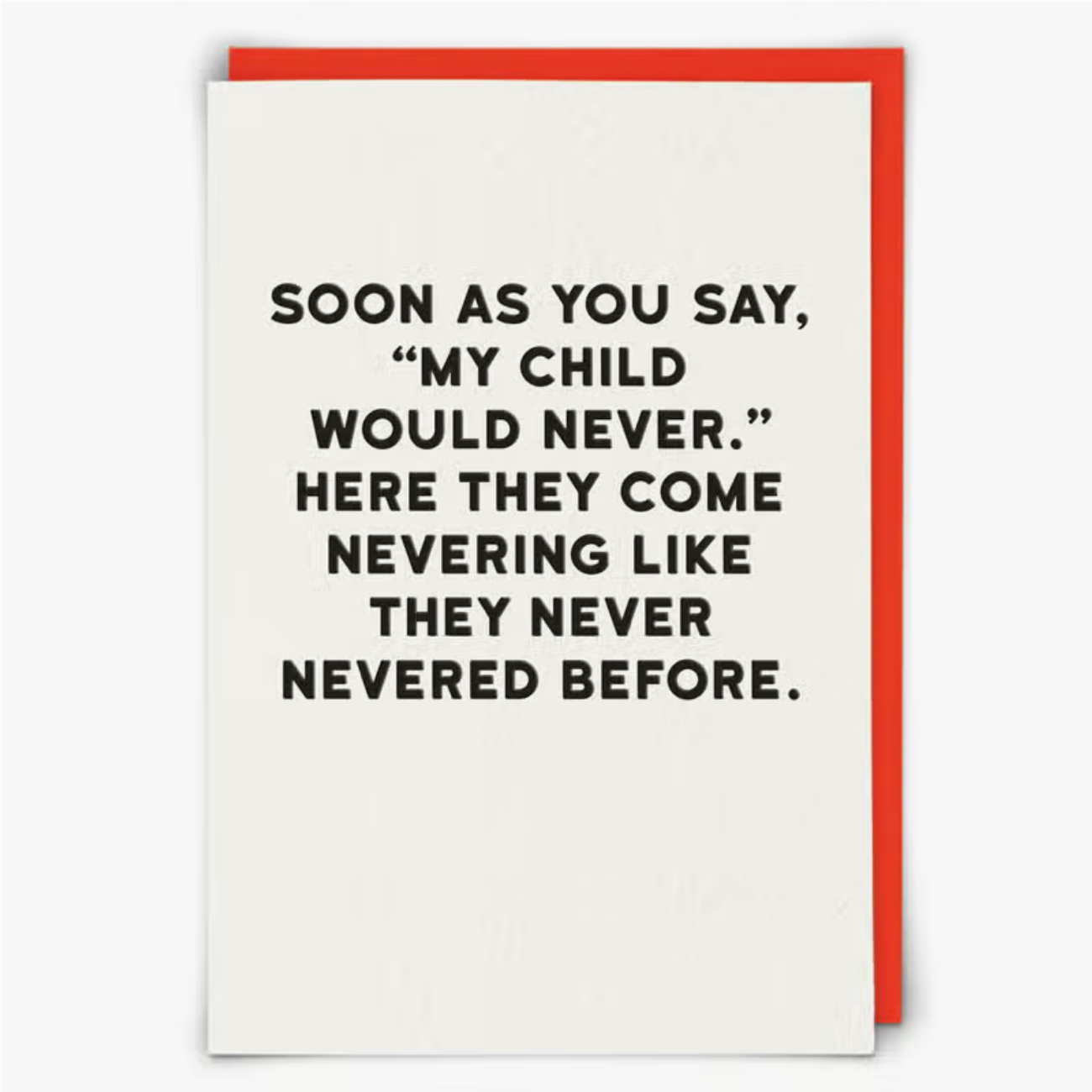 Never Greeting Card