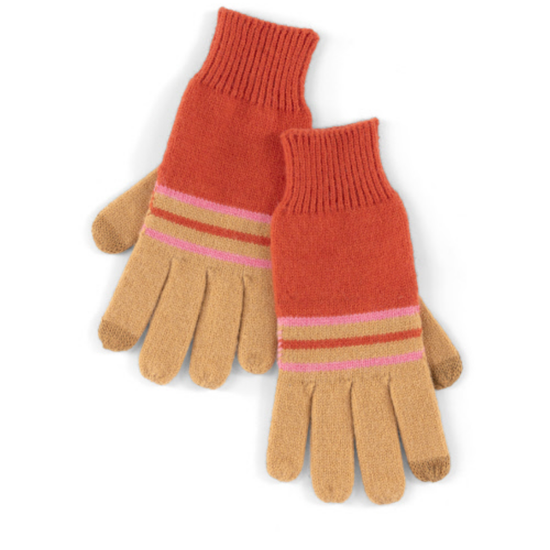 Rory Touchscreen Gloves - Rust