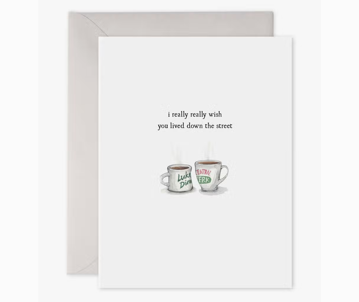 Coffee Cups Greeting Card