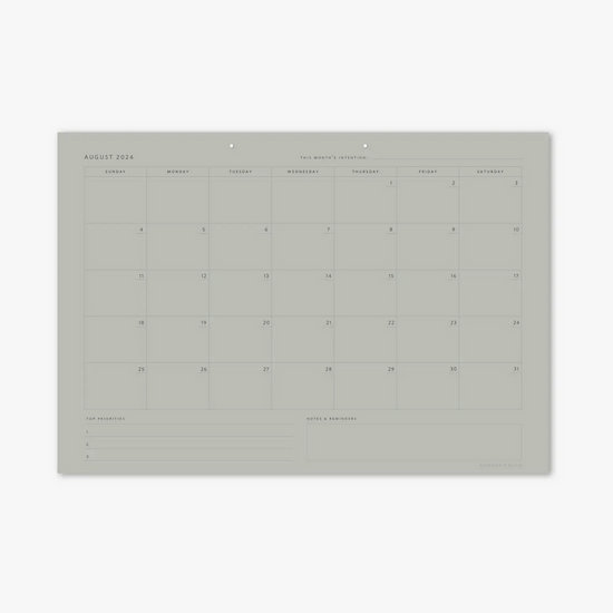 Load image into Gallery viewer, 2024 Monthly Overview Calendar
