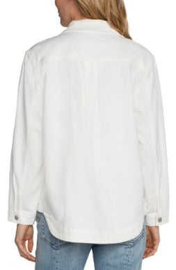 Shirt Jacket - Bright White