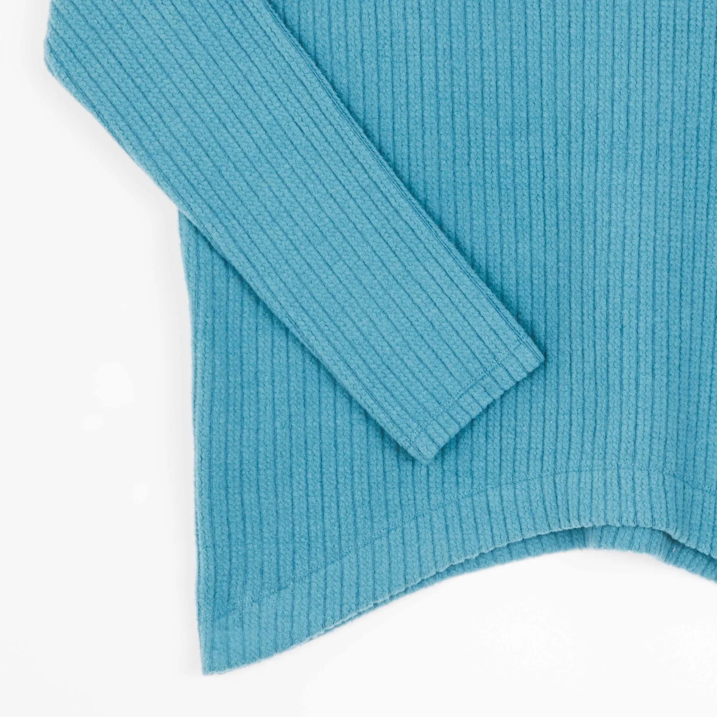 Chunky Chennile Cowl Neck Sweater - Teal