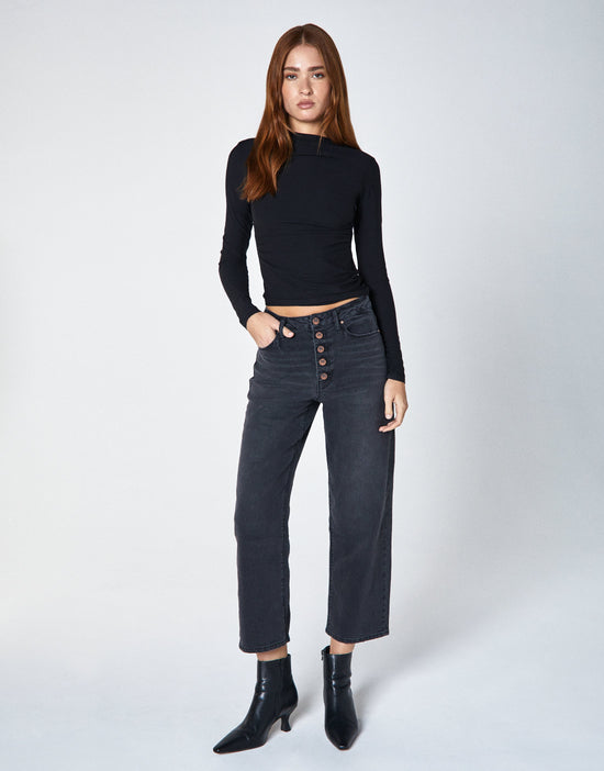 Bree Straight Leg Cropped Jeans - Psych