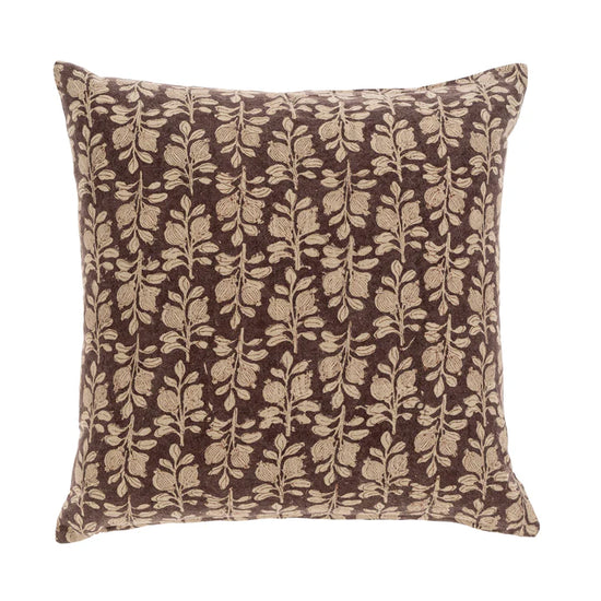 Arbor Block Print Throw Pillow - Plum