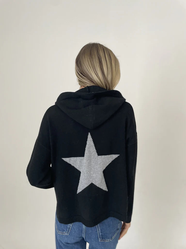 Austin Star Hoodie - Black