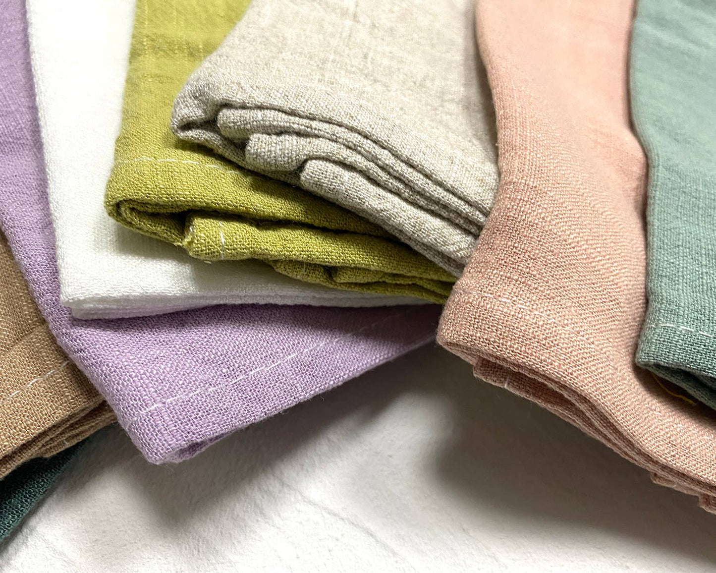 Natural Colors Cotton Napkins: Cherry pink
