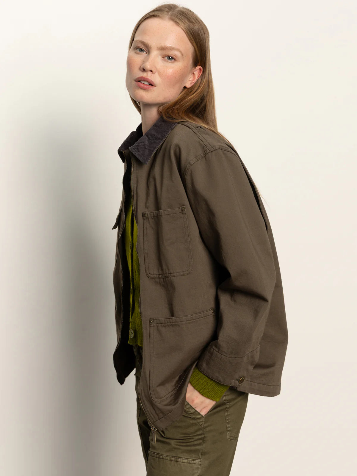 Classic Barn Jacket - Burnt Olive