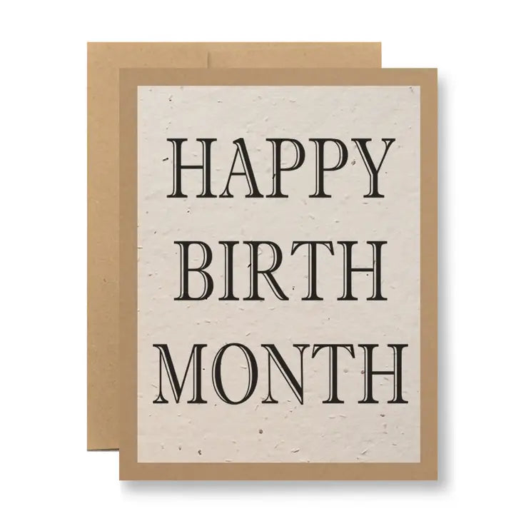 Happy Birth Month Greeting Card