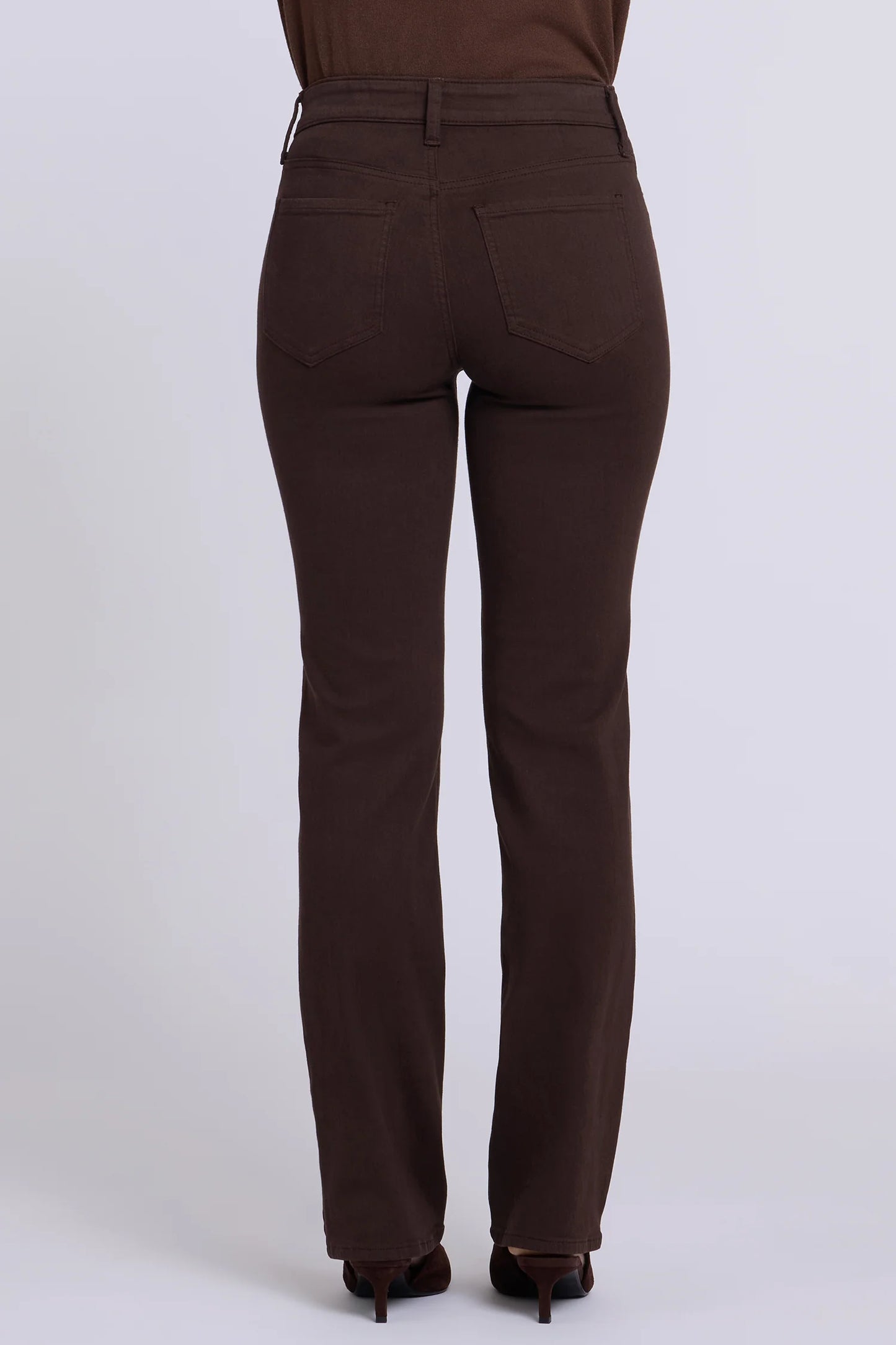 Marilyn Straight Jeans - Bitter Chocolate