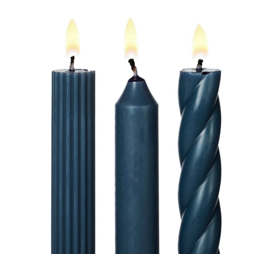 Hidden Lake Assorted Taper Candles - 3 Pack