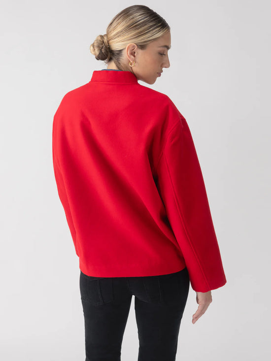 Modern Bomber Jacket - Mars Red