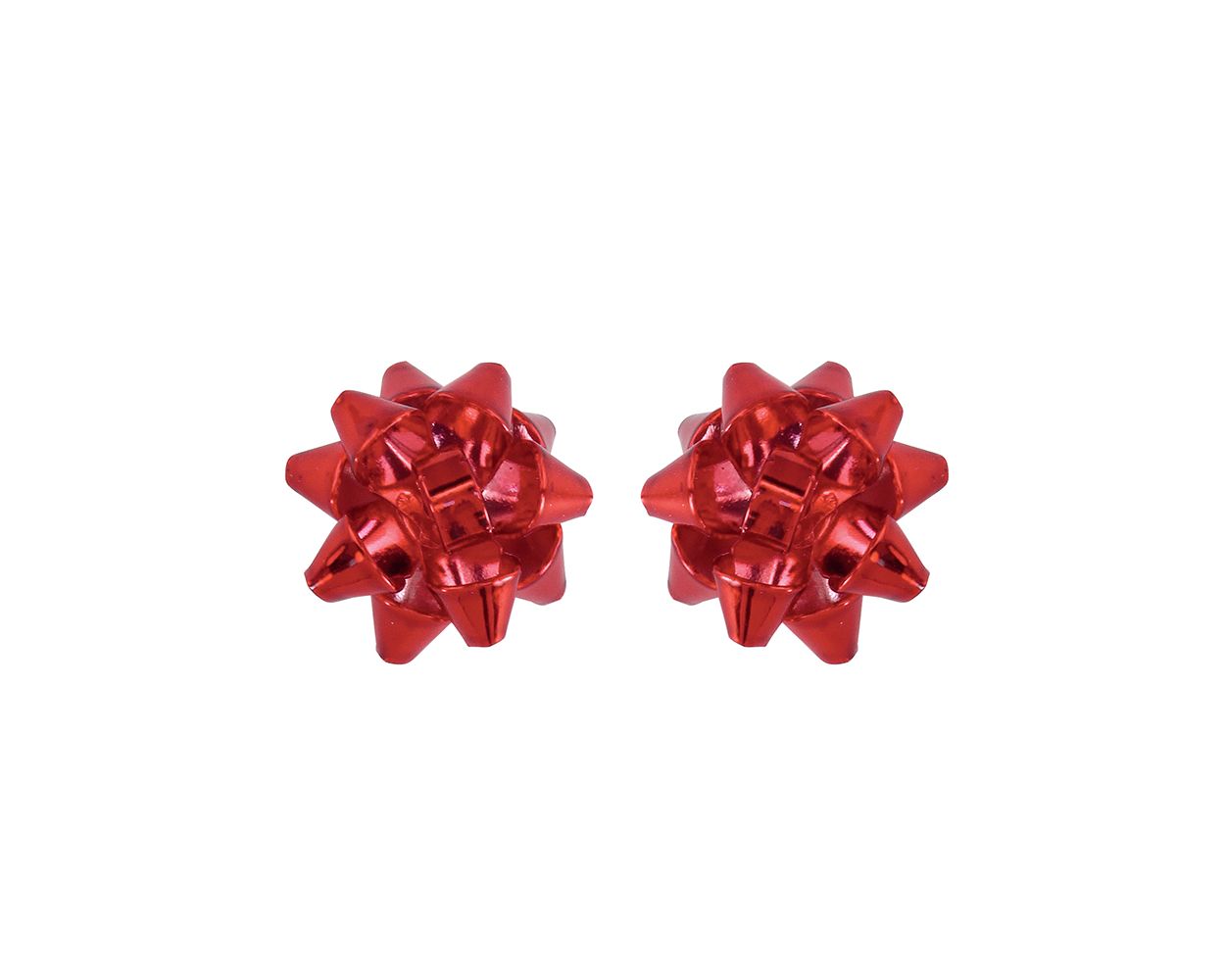Red Bow Holiday Earrings