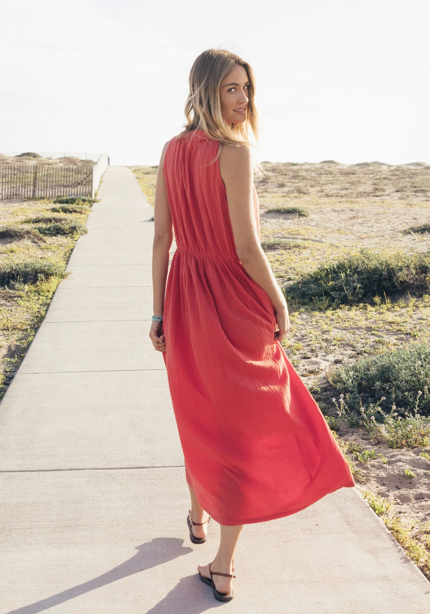 Calli Maxi Dress with V-Neck