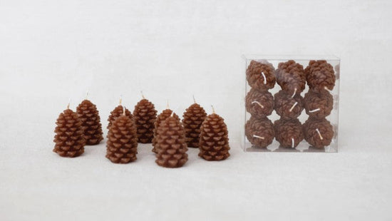 Pinecone Shape Tealight Candles - Small