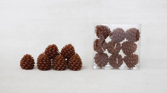 Pinecone Shape Tealight Candles - Small